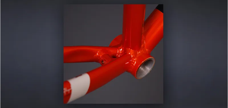 Kinesis 5T Crosslight Cyclocross Frame Orange 51cm-4